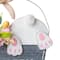 Glitzhome® 18" Easter Wooden Bunny Eggs Wall Décor